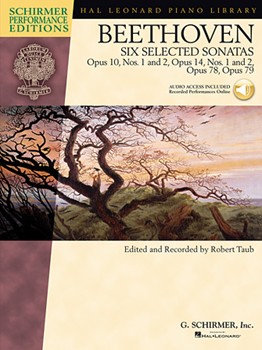 6 Selected Sonatas by Beethoven Ludwig van - Taub Robert - for Piano with Audio Access