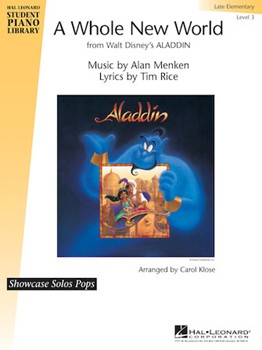 Whole New World by Menken and Rice - Klose Carol - for Piano/Vocal