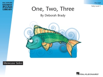 One Two Three by Brady Deborah for Piano