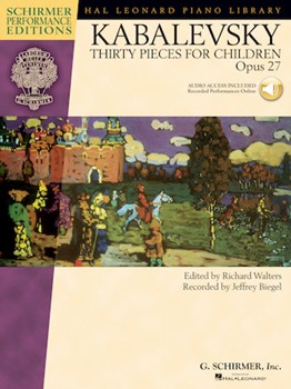 Thirty Pieces for Children Op 27 w/cd [piano]