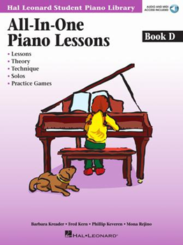 Hal Leonard Kreader/Kern/Keveren   All-in-One Piano Lessons Book D Book/Online Audio
