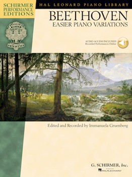 Ludwig van Beethoven - Easier Piano Variations - With Access to Online Audio of Performances piano/CD