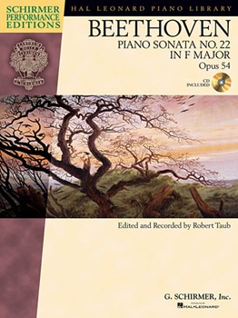 G Schirmer Ludwig van Beethoven   Beethoven - Sonata No. 22 in F Major, Opus 54 - Piano Book / CD