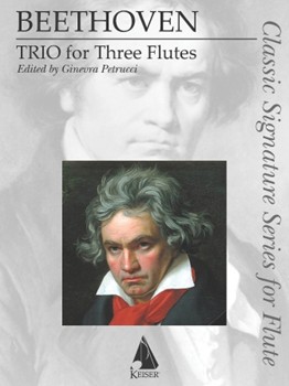 Trio for Three Flutes by Beethoven Ludwig van - Petrucci Ginevra - for Flute Trio