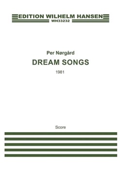 Dream Songs (English Version) by Per Norgard for SATB/PercU