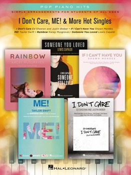 Hal Leonard   Various I Don't Care, Me! & More Hot Singles - Easy Piano
