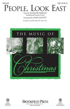 People Look East by Traditional French Carol - Leavitt John - for SAB