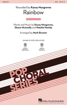 Rainbow by Musgraves McAnally Hemby - Brymer Mark - Kacey Musgraves for SSA and Piano