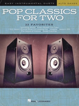 Hal Leonard Pop Classics for Two Alto Saxophones Mark Phillips