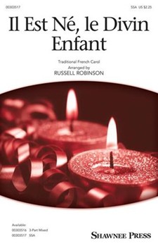 Il Est Ne Le Divin Enfant by - Robinson Russell L - for SSA