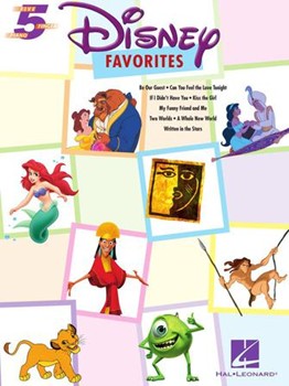 Hal Leonard Various Composers   Disney Favorites - 5-Finger