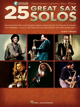 25 Great Sax Solos w/online audio [saxophone] ALL SAXES