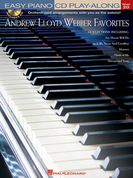 Andrew Lloyd Webber Favorites by Various for Piano Collection (Easy Piano Play-alon)