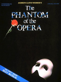 Phantom Of The Opera by Lloyd Webber Andrew for 1 Piano 4 Hands