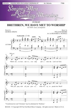 Singing Men On Sunday Morning by - Nichols Richard - for TTBB