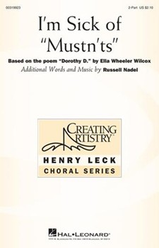 I'm Sick Of Mustn'ts by Nadel Russell for 2-Part