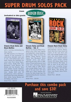 Super Classic Drum Pack 3-DVD Set by Various for