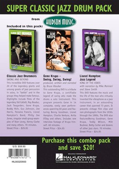 Super Classic Jazz Drum Pack 3-DVD Set by Various for