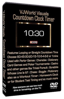 VJ World Visuals Countdown Clock Timer by for