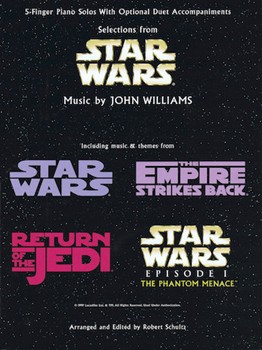 Hal Leonard Williams Schultz  Star Wars Selections - Five Finger Piano