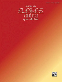 Elegies: A Song Cycle Selections From by Finn William for PVG Collection