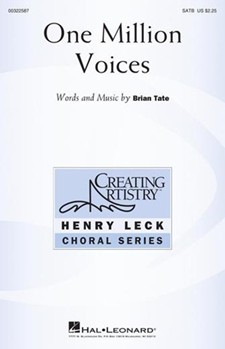 One Million Voices by Tate Brian for SATB