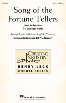 Song Of The Fortune Tellers by Verdi Giuseppe - Keylock Melissa - for 2-Part