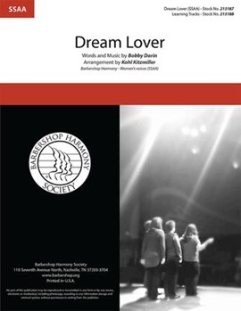 Dream Lover by Darin Bobby - Kitzmiller Kohl - Manhattan Transfer for SSAA a cappella