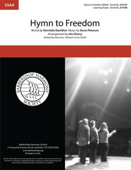Hymn to Freedom by Peterson Oscar - Clancy Jim - Harriette Hamilton for SSAA a cappella