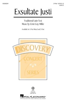 Exsultate Deo by Miller Cristi Cary for 2-Part