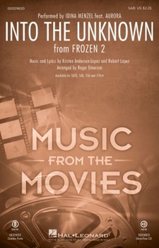 Into the Unknown - from Frozen 2 by Anderson-Lopez and Lopez - Emerson Roger - Idina Menzel for SAB and Piano