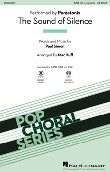 Sound of Silence by Simon Paul - Huff Mac - Simon and Garfunkel for SAB opt a cappella