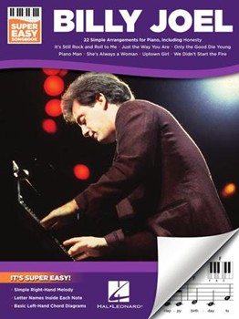 Hal Leonard Billy Joel - Super Easy Songbook  Billy Joel
