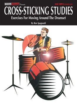 Cross-sticking Studies by Spagnardi Ronald for Drum Set (w/MP3)