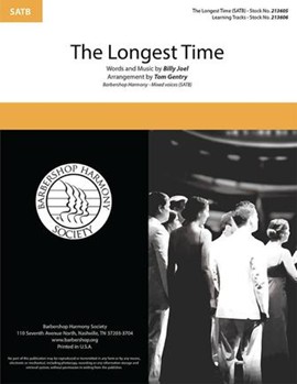 Longest Time by Joel Billy - Gentry Tom - Joel Billy for SATB a cappella