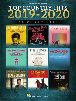 Hal Leonard   Various Top Country Hits of 2019-2020 - Piano / Vocal / Guitar