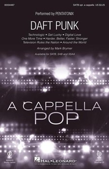 Daft Punk by - Brymer Mark - Pentatonix for SATB opt a cappella