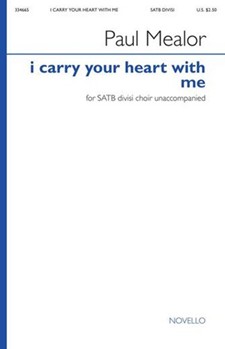 i carry your heart with me by Mealor Paul for