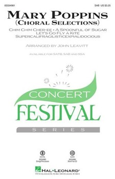 Mary Poppins (Choral Selections) by Sherman Richard - Leavitt John - for SAB