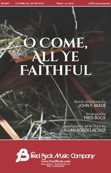 O Come All Ye Faithful by - Bock Fred - for SATB