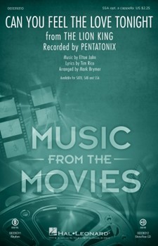 Can You Feel the Love Tonight by John Elton - Brymer Mark - John Elton for SSA Optional a cappella