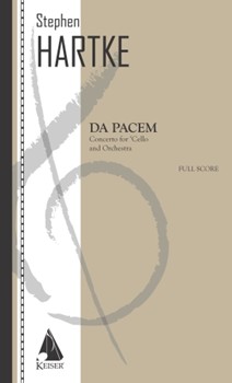 Da Pacem: Concerto for Cello and Orchestra by Hartke Stephen for Full Score