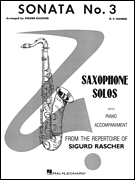 Hal Leonard Handel Rascher S  Sonata No 3 - Alto Saxophone