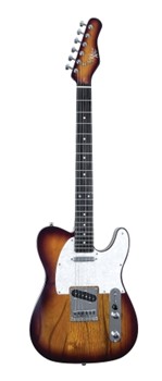 53OP Sunburst Chrome Electric Guitar by for