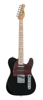 Triple 50 Gloss Black Electric Guitar by for