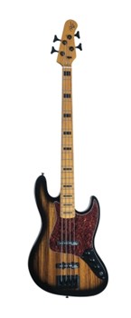 Vintage Element 4 Zebra Burst Electric Bass by for