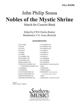 Nobles of the Mystic Shrine by Sousa John Philip - Booker Charles Jr - for Full Score