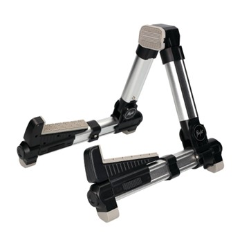 Flight Ukulele Stand - Lightweight Aluminum Collapsible Stand - Silver by for