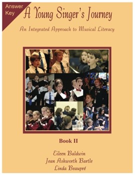 A Young Singer's Journey - Book 2 Answer Key by for