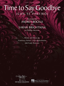 Time To Say Goodbye (con Te Partiro) by Bocelli/brightman Sarah Brightman for PVG